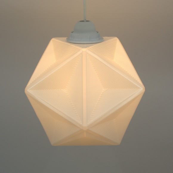 3DPPA Tria Lamp Shade | Home Decor | Gift Idea | Geometric | Pendant Lighting - Picture 4 of 8